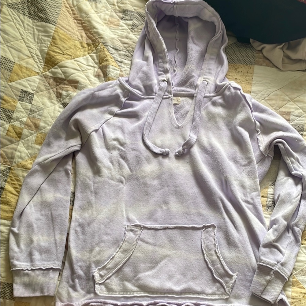 Ocean Drive Purple Oversized Long Sleeve Hoodie